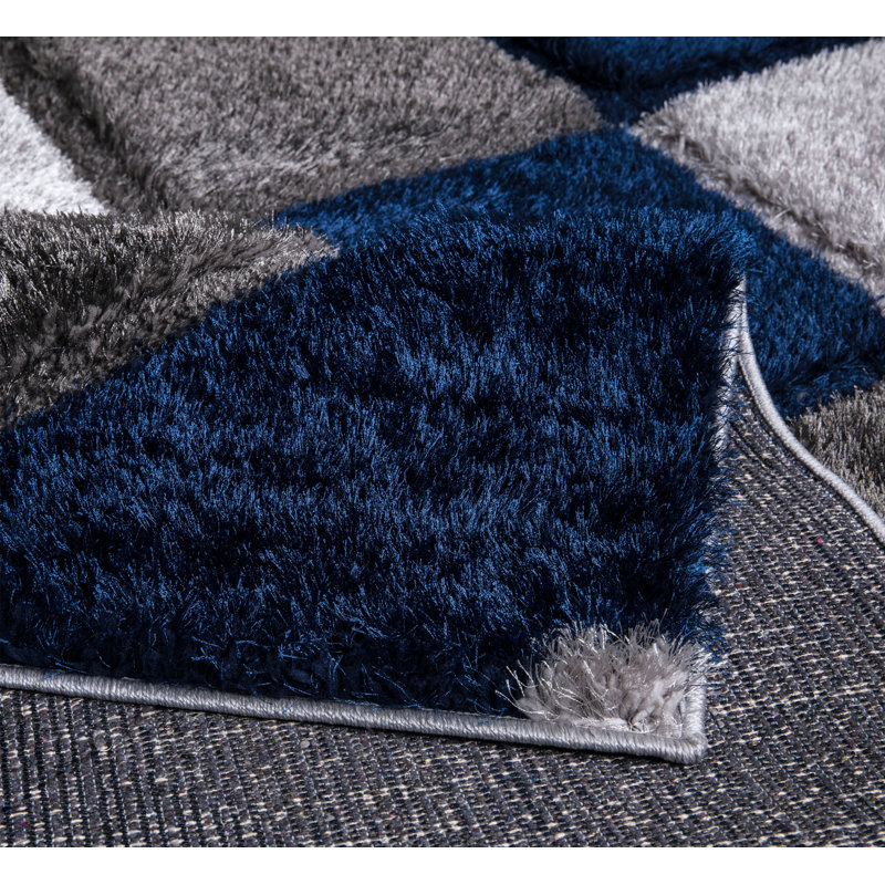 Lagarde Geometric Shag Area Rug, Rectangle 200 x 290cm