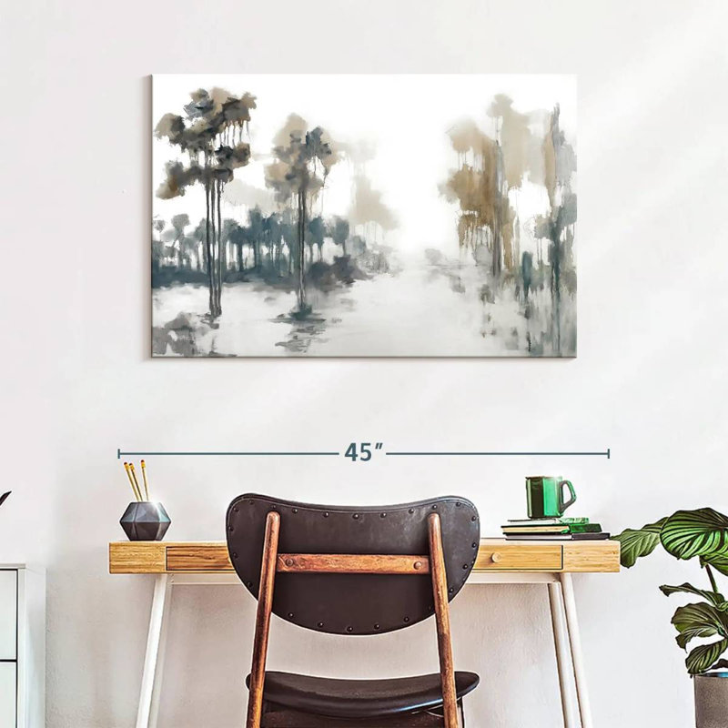 Avery Back Roads And Flooded Fields, 26" H x 39" W