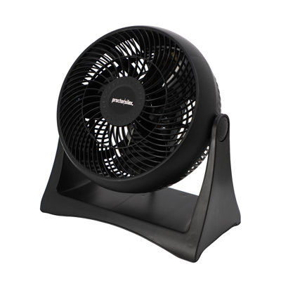 Proctor Silex 8 Inch 35 Watt 3-Speed Adjustable Tilt Desk Office Fan in Black