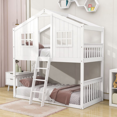 Ronquillo Kids Twin Over Twin Bunk Bed