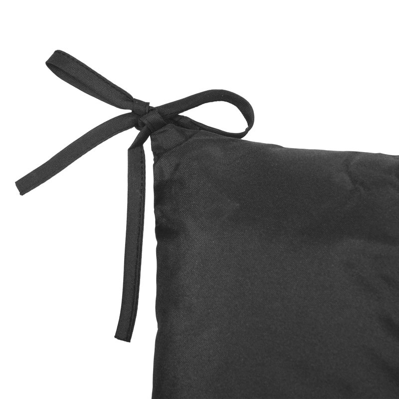 Garden Bench Cushion, Black