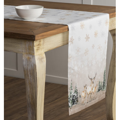 100% Cotton Christmas Table Runner