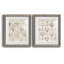 «Deco Patterning I», ensemble de 2 impressions encadrées-1057380135-1057380132