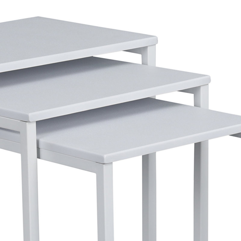 Keiu C Table Nesting Tables, White