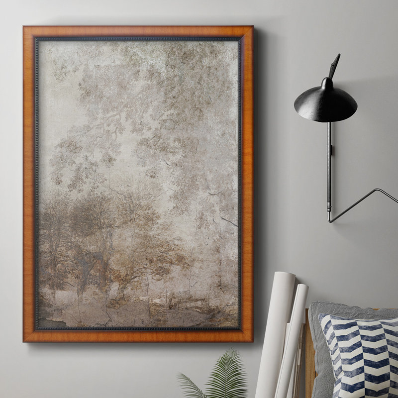Fresco Collage I, toile encadrée de qualité supérieure - prête à être accrochée, H 20 po x l 16 po