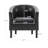 Munson 26.77" Wide Faux Leather Barrel Chair-1539667754