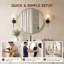 Miroir mural rond en aluminium, miroir circulaire moderne pour meuble-lavabo, entrée, salon-126356011-126561342