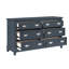 Commode 1 pièce avec tiroirs 6 pièces