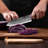 Klaus Meyer Helix 7'' Santoku Knife (Wood Sheath Contained)