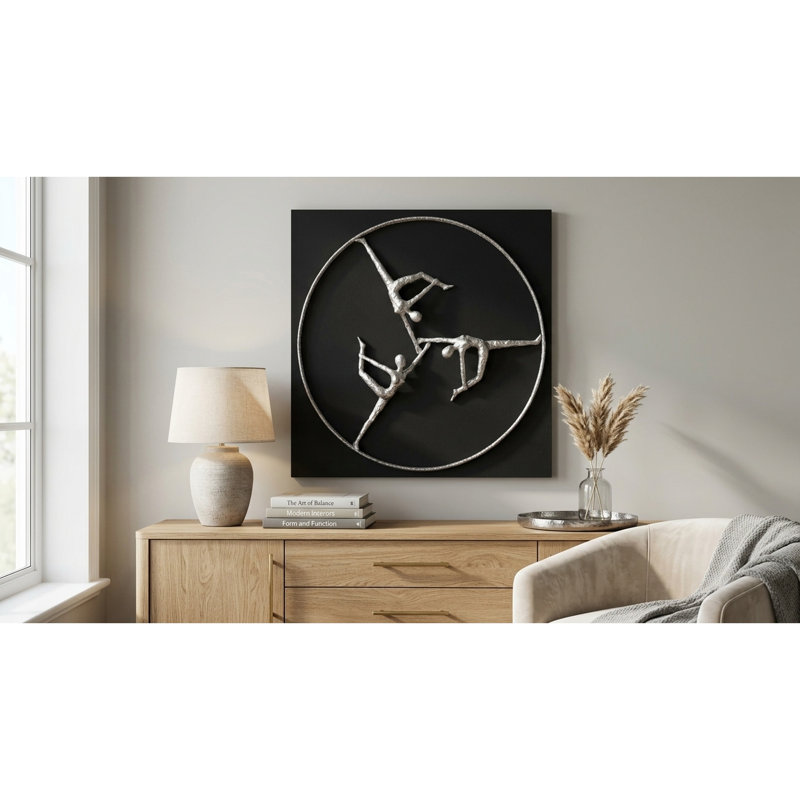 Handmade Modern Wall Decor on Metal