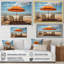 «Aliyaah Orange Beach Chairs III», reproduction sur toile-807106712-807106713