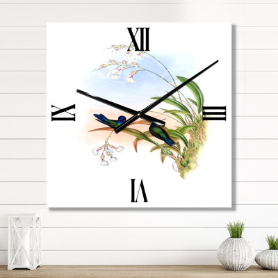 Horloge murale colibri III