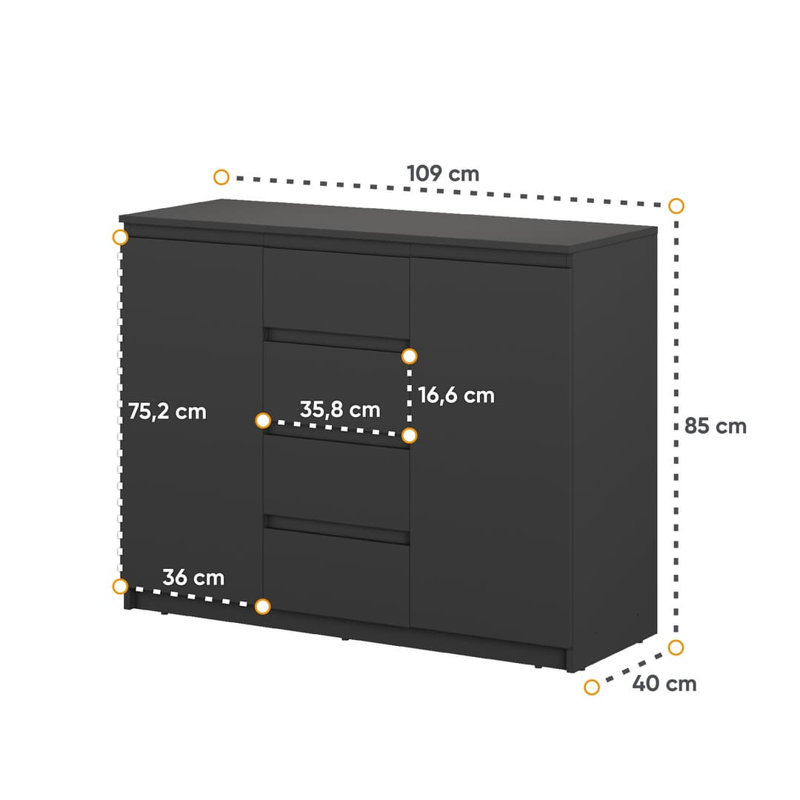 109 cm W Sideboard