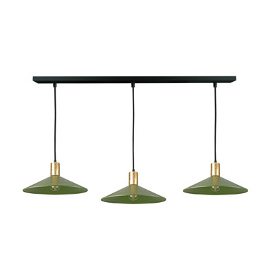 3 - Light Matte Black Dome Pendant