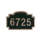 Chesterfield 1-Line Wall Address Plaque