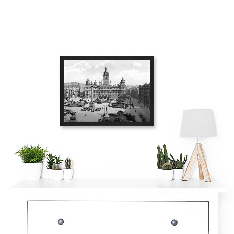 Glasgow George Square Scotland UK - Single Picture Frame Print