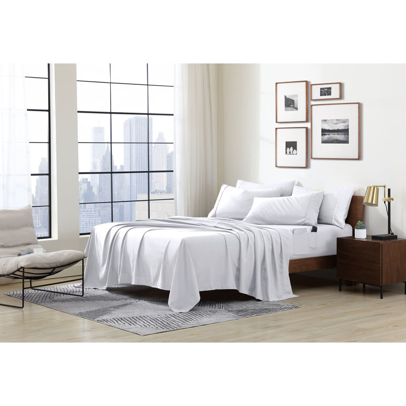 Full Fitted Sheet, White