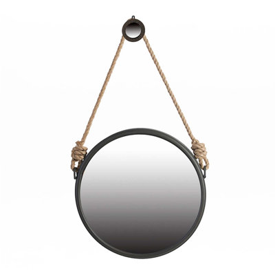 Handsome Cleveland Mirror with Rope Strap