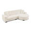 Canapé-lit modulaire rembourré en L capitonné Corduroy-116751590