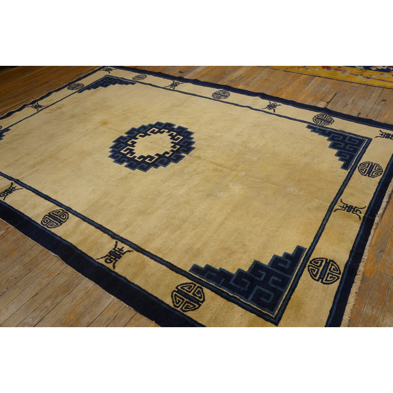 Tapis de couloir en laine antique chinois