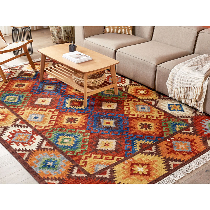 Stuttgart Southwestern Wool Hand Woven Area Rug, Rectangle 200 x 300cm