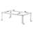 Mini Split Ground Stand Adjustable Anti Vibration for 9000-24000 BTU