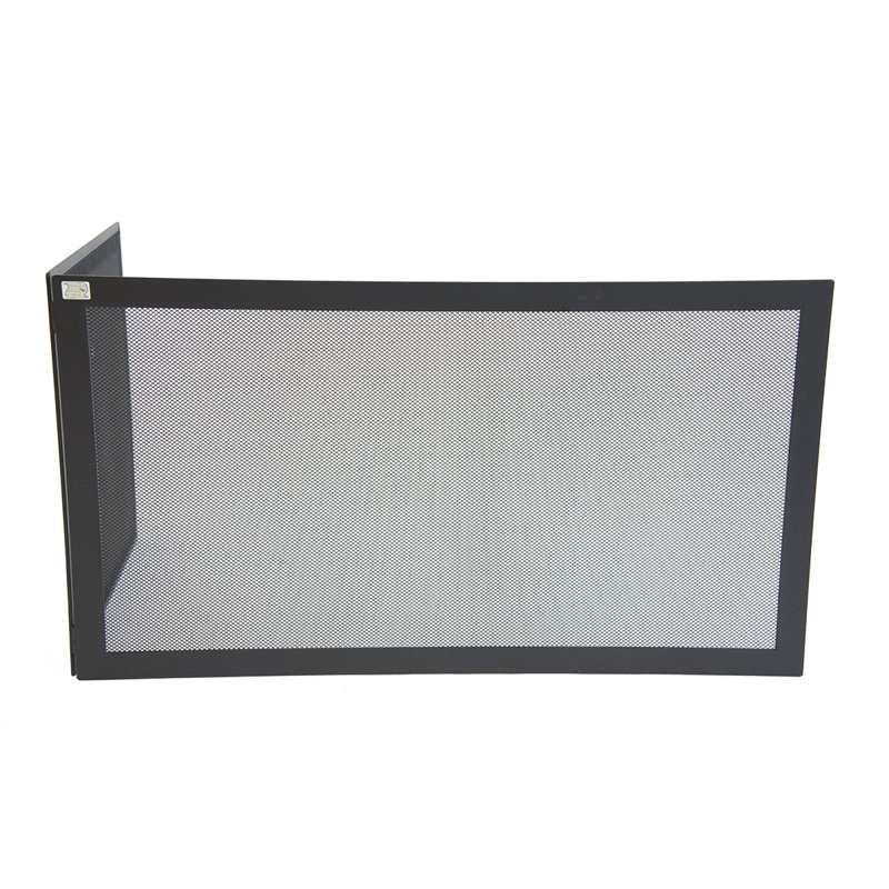 Lucien Iron Fireplace Screen, 50cm H x 90cm W x 50cm D