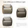 Cambelle Swivel Premium All-Weather Wicker Outdoor Lounge Chair