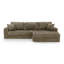 Siège du canapé droit, canapé modulaire en forme de L, canapé modulaire compressé en velours côtelé de style minimaliste moderne, déplier en un lit, une chambre à coucher, canapé confortable à conception compacte et peu encombrante-1693996720-1693996726