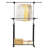 Lohan Metal Adjustable Rolling Clothing Rack
