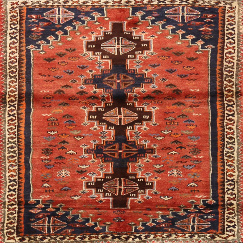 Southwestern Indoor Rug, Square 4'