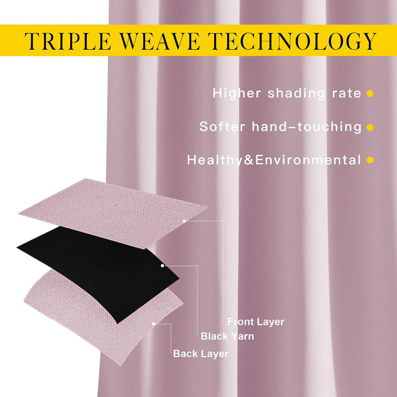 Nandolf Room Darkening Curtain Single Panel