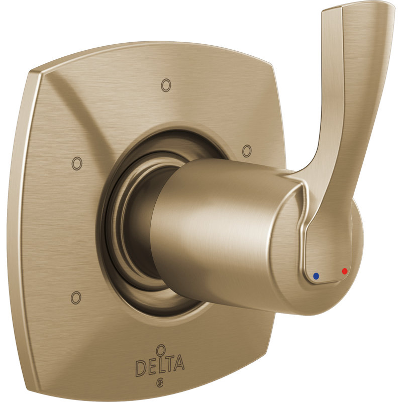Stryke Six Function Diverter Trim, Champagne Bronze