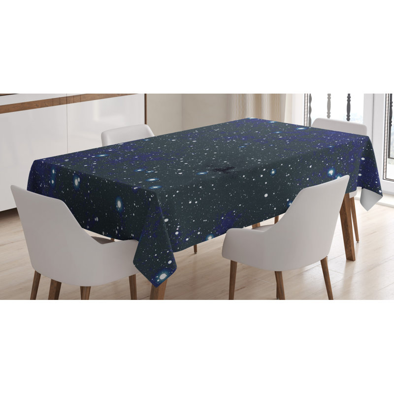 Night Dining Room Kitchen Tablecloth, 90" L x 60" W