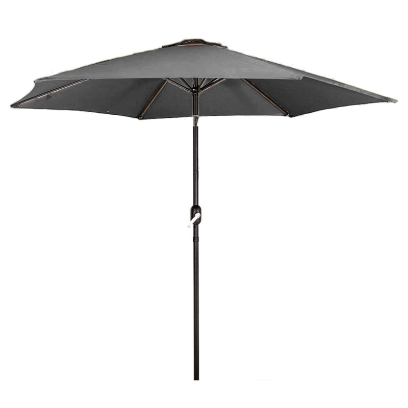 Aeryk 200cm Parasol, Grey