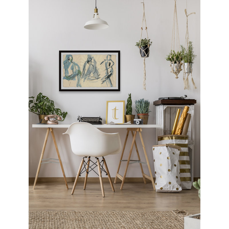 «True Friends Stay», reproduction encadrée, H 30 po x l 45 po x P 1,5 po