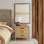 Lennon 3 Drawer Rounded Leg Dresser-1037429605
