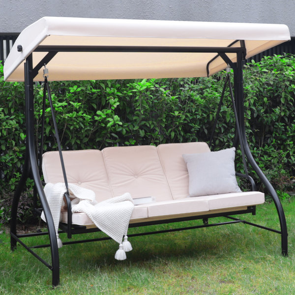 Freeport Park® Hendren Porch Swing with Canopy & Reviews | Wayfair