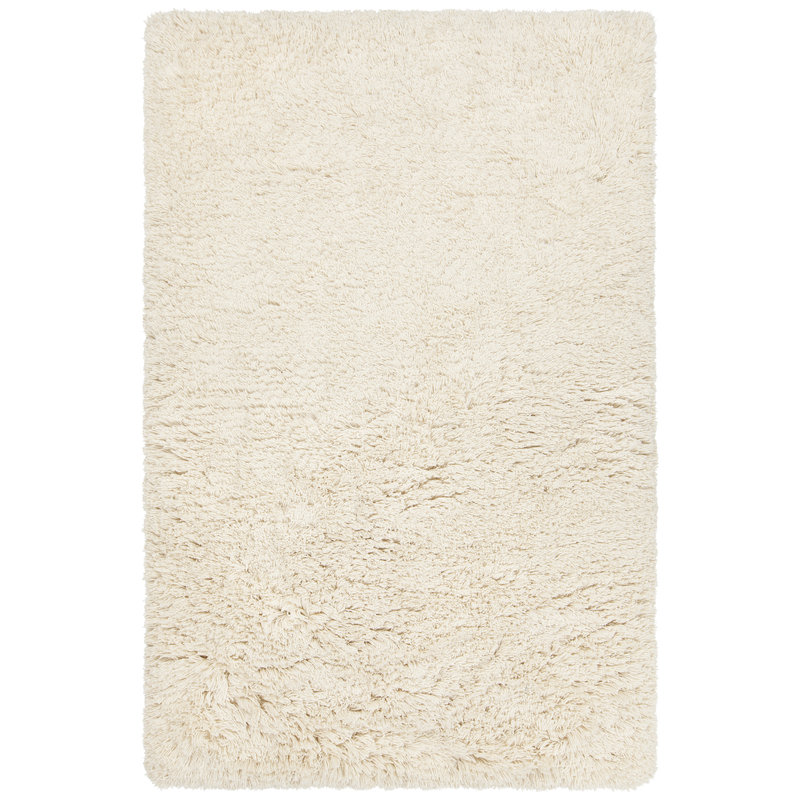 Noely Hand-Woven Cream Area Rug, 5' x 7'6"