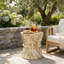 Tables portatives portatives, sablier moderne en béton Mgo pour la maison de jardin