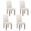 Chaise parsons capitonnée en lin rembourré-1032295278