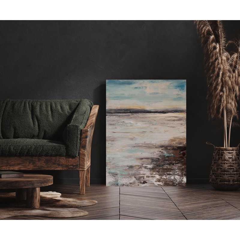 Sandbar - Artist Enhanced Canvas Print, Black Framed Canvas, 60" H x 40" W x 1.75" D