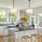 3 - Light Dimmable Rattan - Wrapped Oval Drum Chandelier