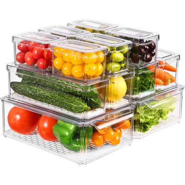 Prep & Savour Daequon Stackable 10 Container Food Storage Set