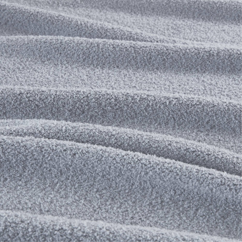 1 couverture pour lit double / grand lit gris, L 90 po x l 90 po, Gris
