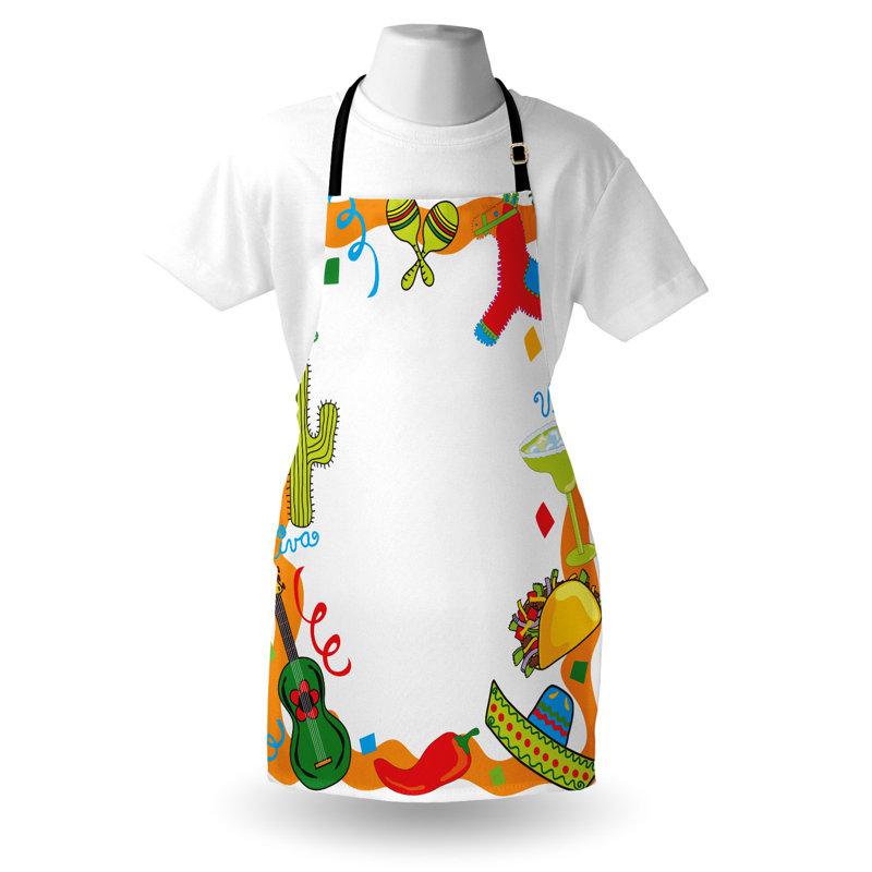 No Pattern Bib Apron