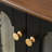 Retro design solid wood TV cabinet