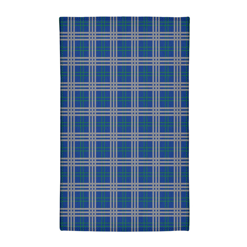 Plaid Indoor Rug, Rectangle 4' x 6'