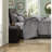 Luxury Grey Bedding Set, Polyester Jacquard, Modern Bedroom Elegance