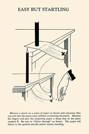 « easy mais startling » par harry houdini, impression